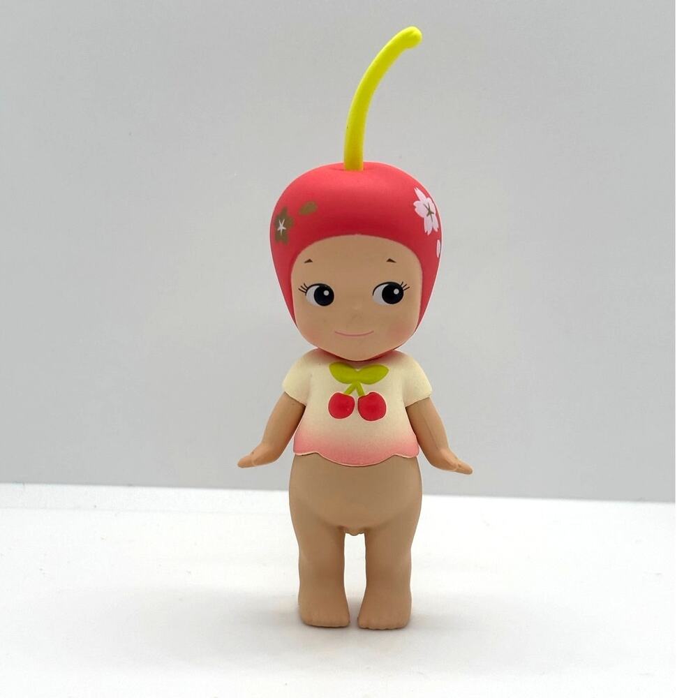 New Kewpie/Angel Collectible Mini Figure in Spring Cherry Costume, Open Box